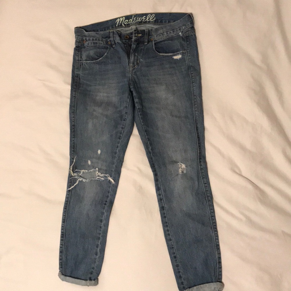 Madewell boyfriend jeans size 27